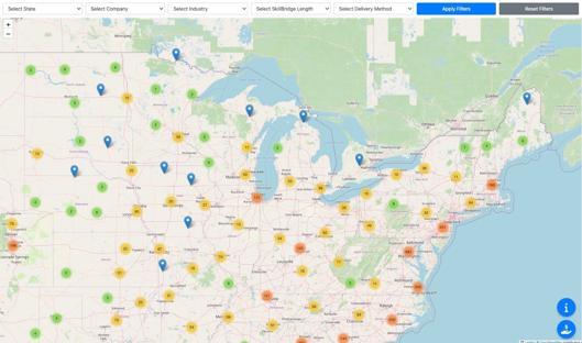 Skillbridge Locator background image