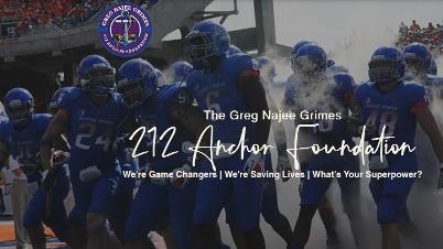 Greg Najee Grimes 212 Anchor Foundation background image