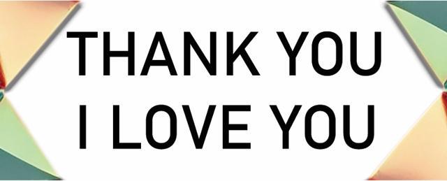 The Thank You I Love You Project background image