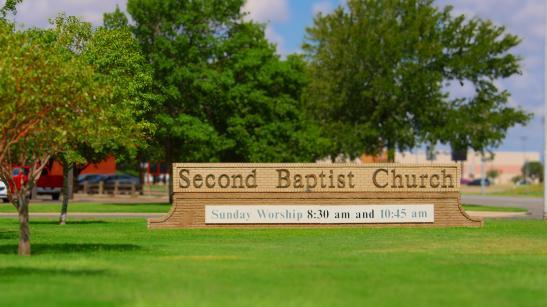 Second Baptist Church background image
