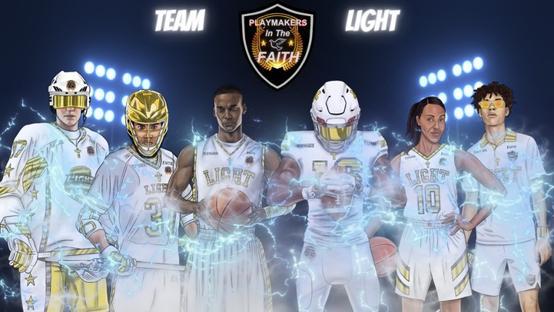 Playmakers In The Faith background image