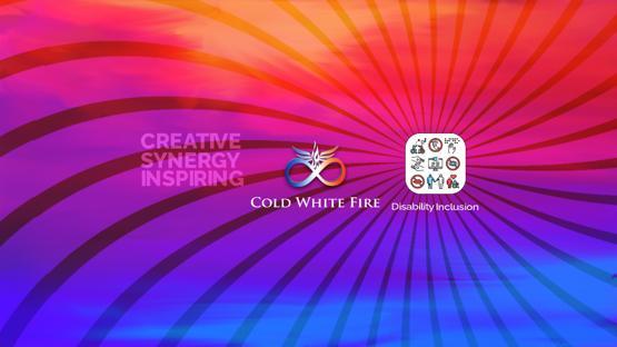 Cold White Fire background image