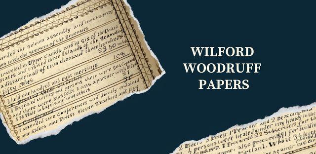Wilford Woodruff Papers background image